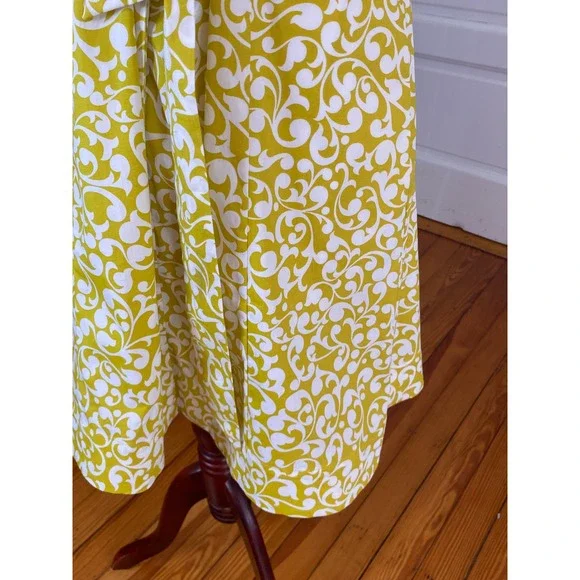 Boden shirt dress yellow Sz 6p A-Line Belted - Picture 6 of 10